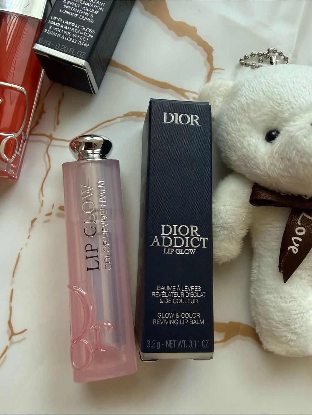 Dior Limited Edition Beauty Gift Set 🎀 Lip Gloss Lip Balm Miss Dio Samples Teddy - Picture 7 of 7